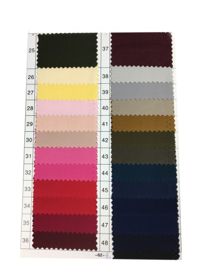  GZ-YGTI  905#  特密斜仿天絲  全棉100％    全工藝環保軋染  40*32/143*90  側面照